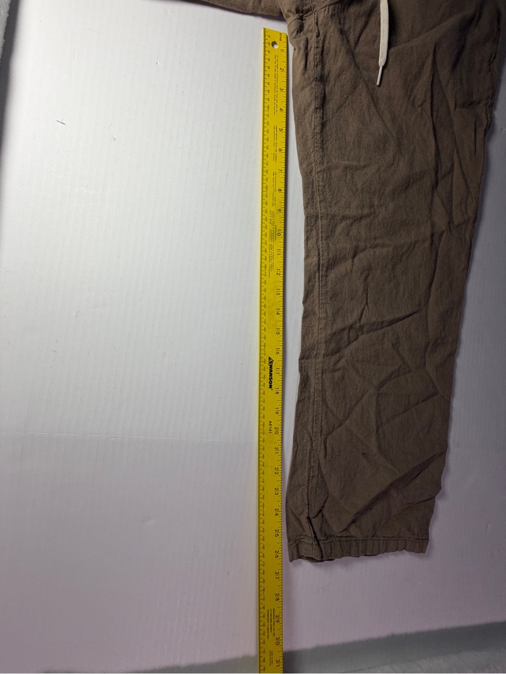 PacSun Tan Drawstring Track Pants - Picture 2 of 6